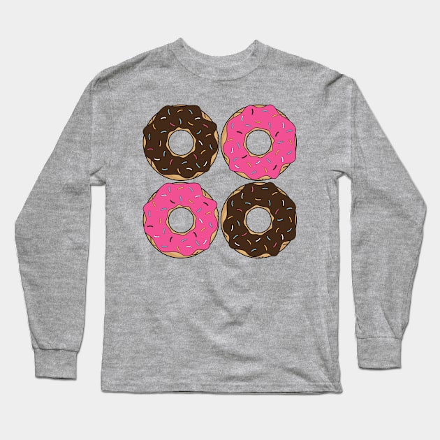 You can't buy happiness, but you can buy different DONUTS. Long Sleeve T-Shirt by Plushism